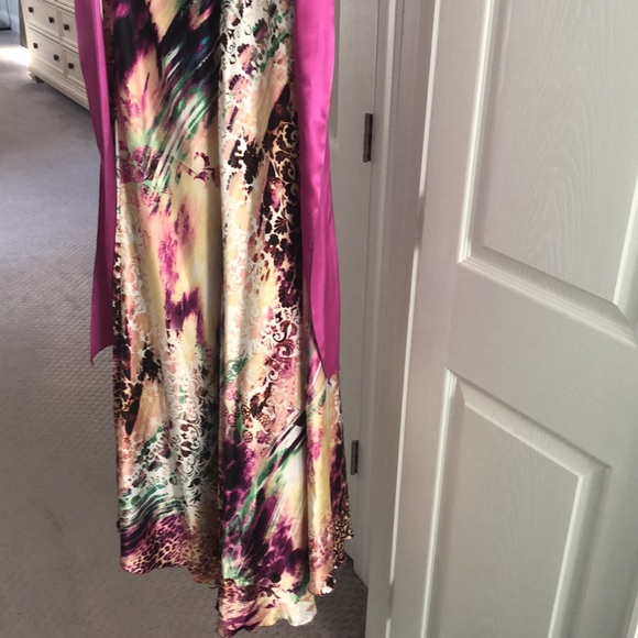 Prom style long dress halter neck with bow - Picture 8 of 12